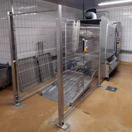 NMG Process, cabine de lavage